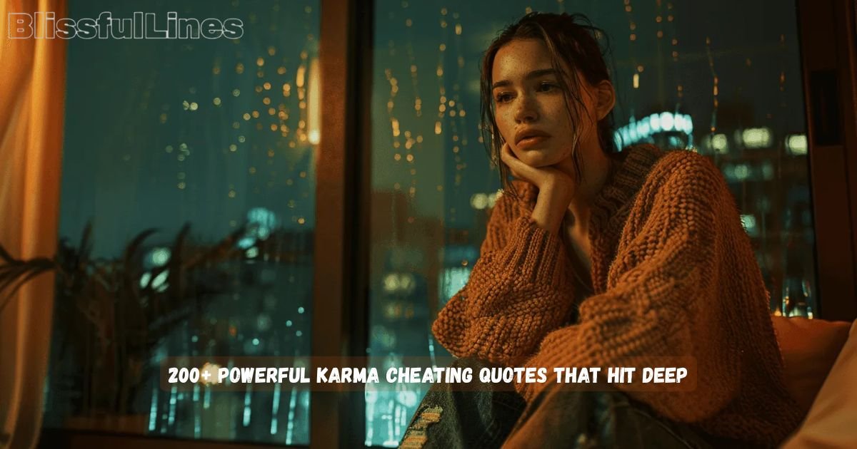 Karma Cheating Quotes