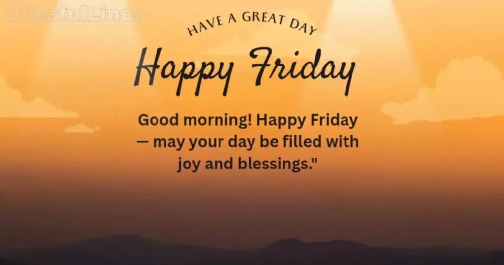 good friday morning blessings