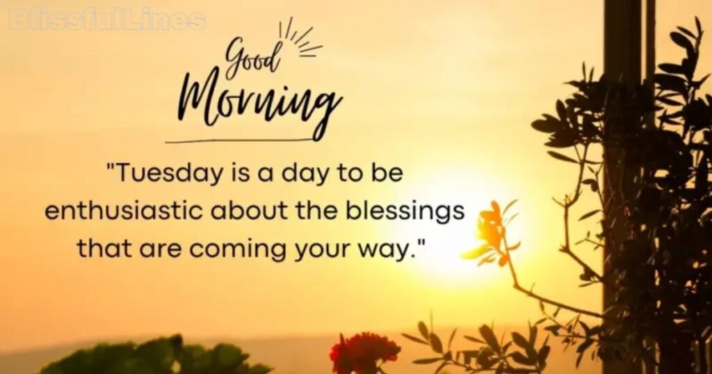 tuesday blessings and prayers