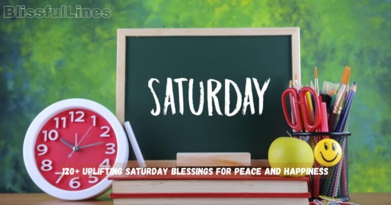Saturday Blessings