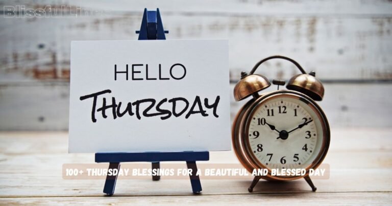 Thursday Blessings
