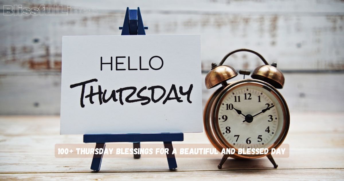 Thursday Blessings
