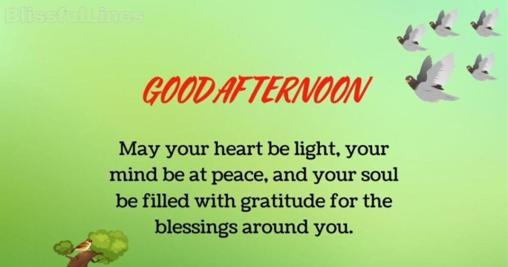 good afternoon blessings images
