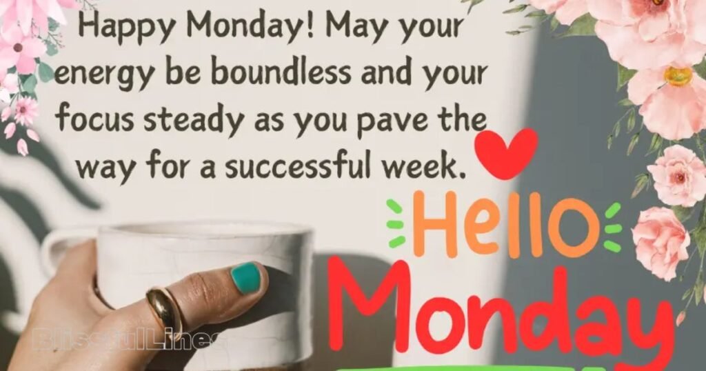 monday blessings good morning
