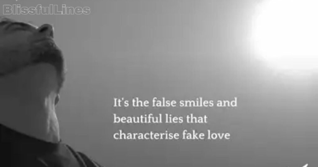 relationship fake love quotes