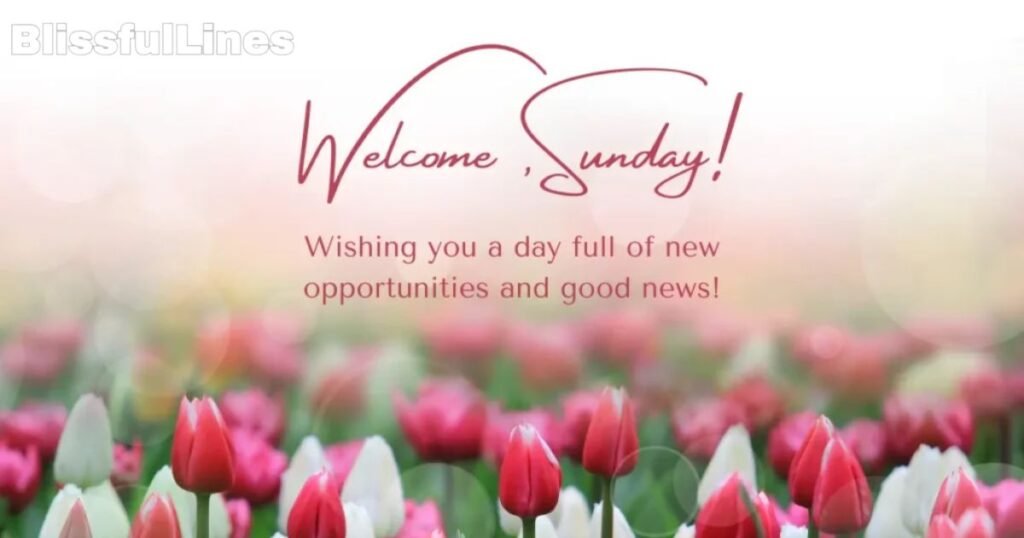 sunday morning blessings