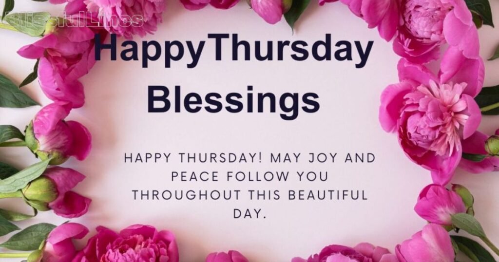 thursday morning blessings and prayers