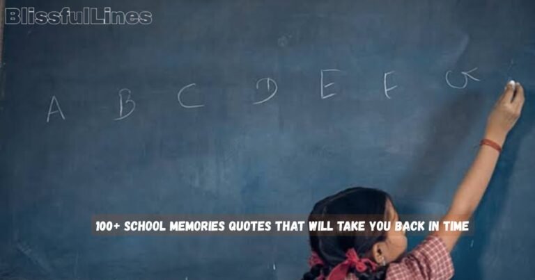 School Memories Quotes