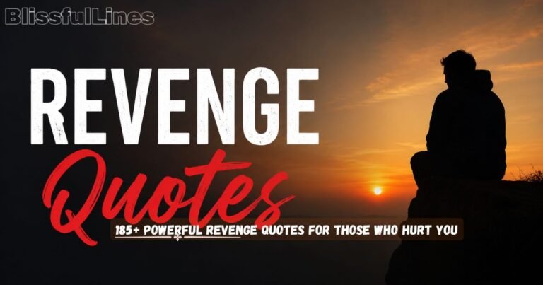 Revenge Quotes