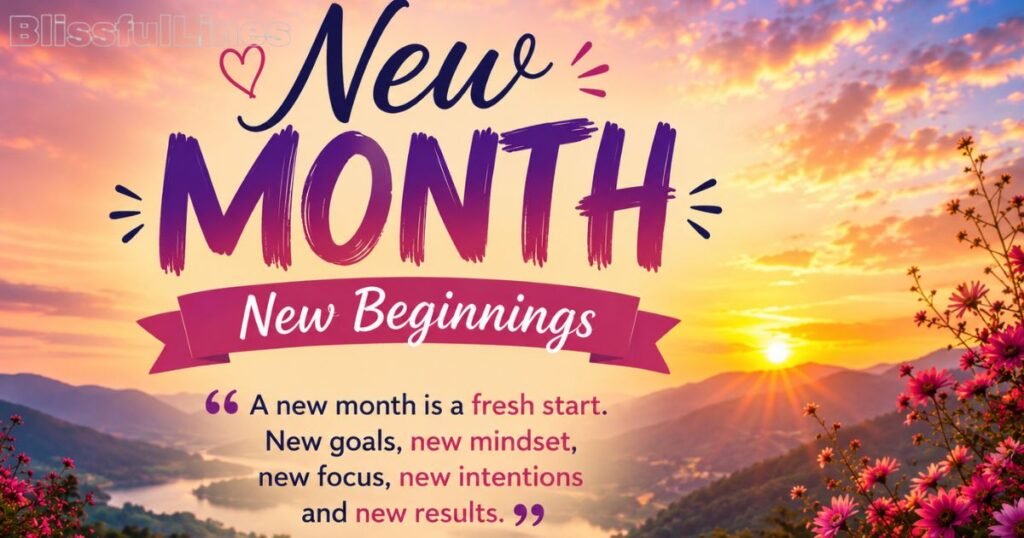 inspiring motivational new month quotes