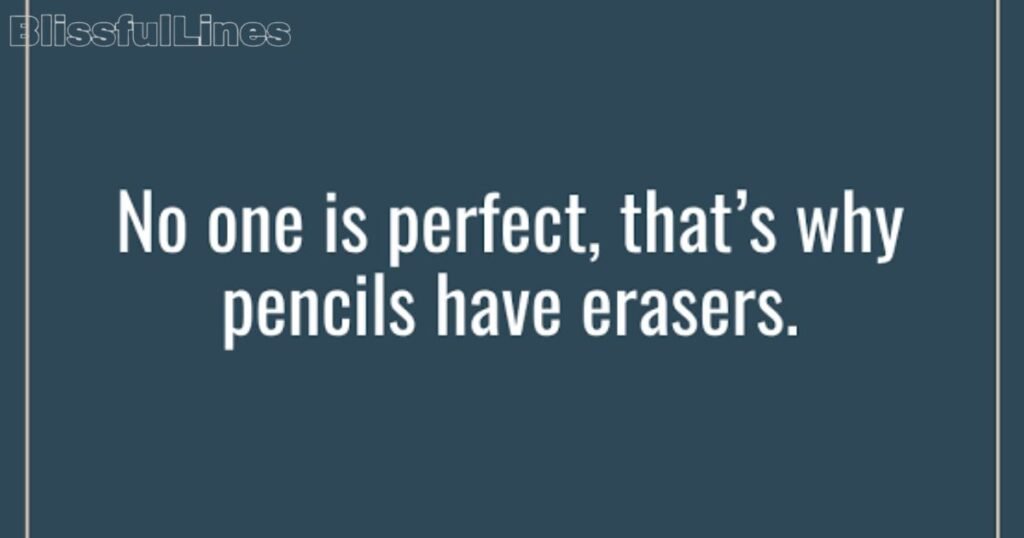 no one perfect quotes
