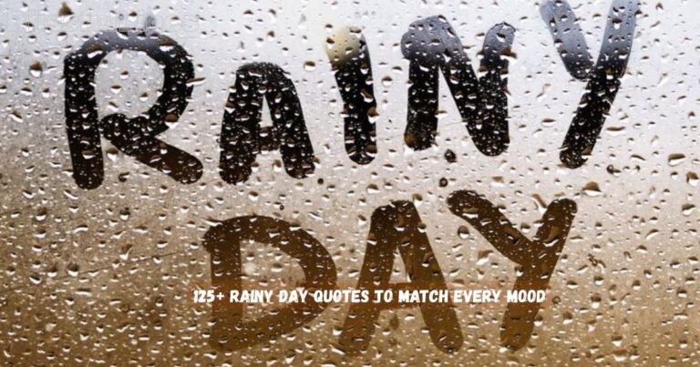 Rainy Day Quotes